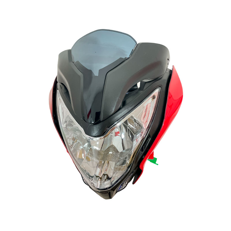 COMBO FAROLA CARENAJE C VISOR PULSAR 200 NS ROJO Importadora Okla