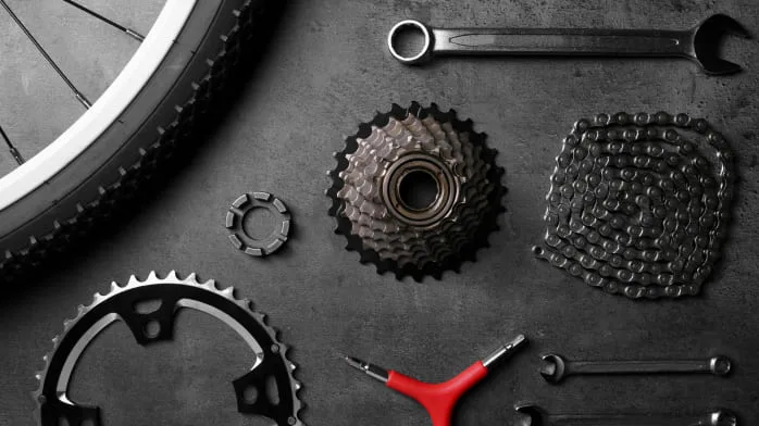 Partes Fundamentales para el Ensamblaje de Bicicleta