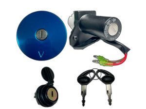 KIT SWITCH ENCENDIDO XTZ-150 C/TAPA TANQUE GASOLINA JAYCHEN® (JC-09315)
