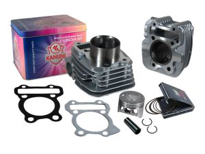 CILINDRO MOTOR KANUNI C/PIST Y ANLL XCD-125 + EMPAQUES
