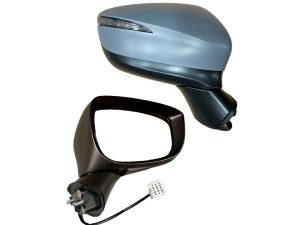 ESPEJO MZ CX3 ELECT ABATIBLE C-LUZ B/GRIS RH (17-20)