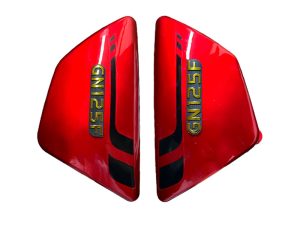 TAPA LATERAL GN-125F ROJO (PAR)