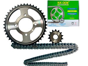 KIT ARRASTRE PREMIUM P/NEGRA GS-125 14T/46T + 428HX124L