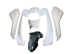 KIT PARTES PLASTICAS BWS-125 II/X-MOTARD BLANCO X 5 PCS