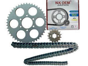 KIT ARRASTRE PLATEADO DR 200 15T/45T + 520HX120L