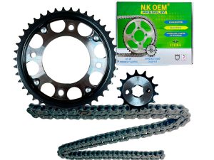 KIT ARRASTRE PREMIUM P/NEGRA CB-110/DREAM NEO 14T/42T + 428HX124L