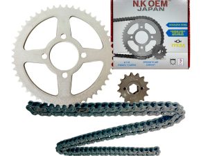 KIT ARRASTRE PLATEADO MD LECHUZA/TREPADOR 15T/50T (10MM) + 428HX132L (VEN.)