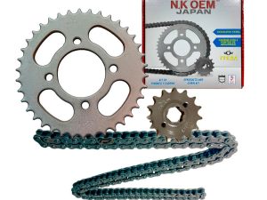 KIT ARRASTRE PLATEADO ARSEN II/HORSE I-II 15T/38T + 428HX124L (VEN.)