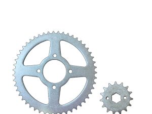 KIT PIÑON DEL/TRAS DT-200 BERA 15T/50T FOR 428 (8MM) (VEN.)