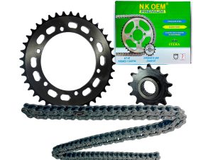 KIT ARRASTRE PREMIUM P/NEGRA XTZ-250 13T/40T + 520X120L
