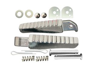 C/PIE TRAS AKT-125 FLEX NEW MODEL CROMADO (7701023540360/7701023540353)