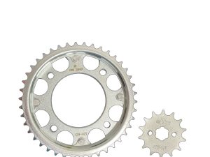 KIT PIÑON DEL/TRAS CB-110/DREAM NEO 14T/42T FOR 428