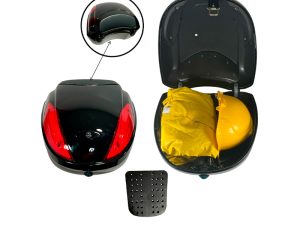 MALETERO PORTAEQUIP. 8032 C/ESPALDAR TAPA NEGRA REF. ROJO/ 33 LT