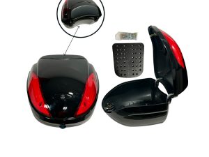 MALETERO PORTAEQUIP. 8032 C/ESPALDAR TAPA NEGRA REF. ROJO/ 33 LT