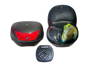 MALETERO PORTAEQUIP. A126 DOBLE MEDIA LUNA ROJO 43 Lt.