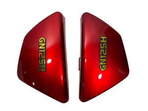 TAPA LATERAL GN-125H ROJO (PAR)