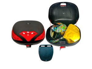 MALETERO PORTAEQUIP. A109 DOBLE REFL ROJO LED 43 Lt. C/BASE PARA DESMONTAR