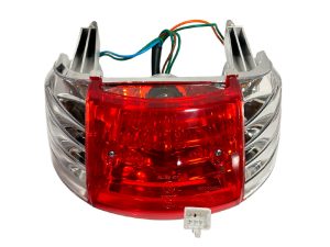 STOP COMPLETO AKT-110 LENTE ROJO/TRANSPARENTE (TIPO ORIGINAL)