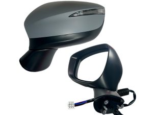 ESPEJO MZ CX3 ELECT ABATIBLE C-LUZ B/GRIS LH (17-20)