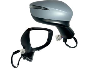 ESPEJO MZ CX5 ELECT ABATIBLE C-LUZ B/GRIS DESEMPA? RH (16-17)