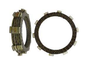 DISCOS DE CLUTCH PULSAR II/200/XTZ-225/250/TORNADO-250 SET X 6 PCS