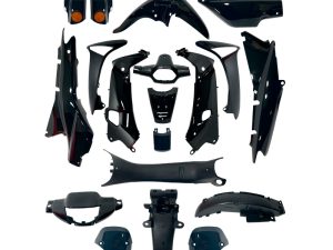 KIT PARTES PLASTICAS C-100 WAVE-1 NEGRO X 19 PCS