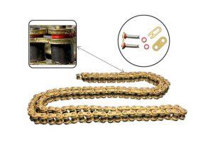 CADENA REF 428HOX132L O-RING DORADA 4 PUNTOS SEG RACING ESPECIAL