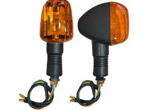 DIREC DEL/TRAS GN-125 NOVA/GS-125 NARANJA (PAR) CON ADAPTADOR