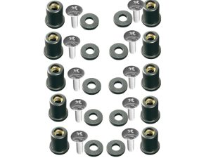 BUJE CAUCHO CON TORNILLO PARA VISOR CARENAJE TODAS LAS BAJAJ C/U