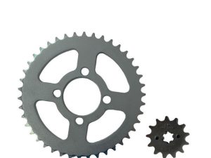 KIT PIÑON DEL/TRAS BOXER-100 CT/PLATINO 13T/42T FOR 428