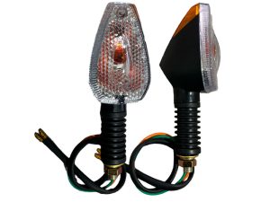 DIREC TRAS AKT XM-200/AKT-125/150/180-TTR M.NUEVO TRANSP. (PAR) BRAZO LARGO (LUZ TESTIGO)