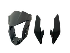 CARENAJE FAROLA CB-125F TWISTER C/PROTECTOR NEGRO FG-K52-004/005