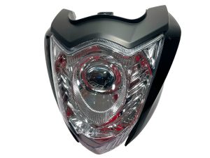 COMBO FAROLA + CARENAJE GIXXER-150 NEGRO LED