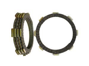 DISCOS DE CLUTCH ECO100+/DELUXE/AKT125/XL-125/185/ACTIV/WAVE/ BIZ/TS-185  X 5 PC PUNTA METALICA