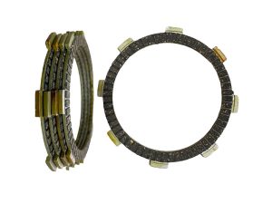 DISCOS DE CLUTCH T-110 CRYPTON X 5 PCS PUNTA METALICA