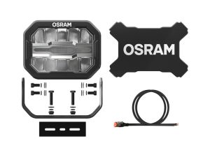 EXPLORADORA LED cuadrada  MX240 com DRL combo 12/24V. 24cm 430mt de alcance