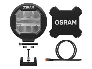 EXPLORADORA LED redonda MX180 com DRL combo 12/24V. 24cm 300mt de alcance