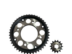 KIT PIÑON DEL/TRAS PREMIUM OOH CB-190R 14T/45T FOR 428 (1045)