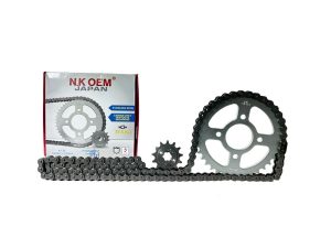 KIT ARRASTRE PLATEADO XPULSE-200 (HERO) 37T/13T + 520HX110L