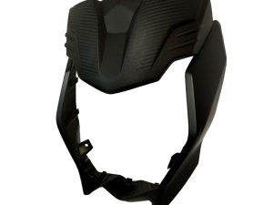 CARENAJE FAROLA C/VISOR AKT-CR4 NEGRO MATE