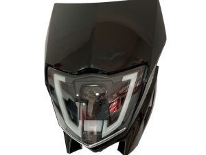 COMBO FAROLA + CARENAJE XTZ-125/150 NEGRO LED