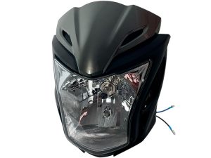 COMBO FAROLA + CARENAJE C/VISOR CB-150 INVICTA M.N. NEGRO (2014/2017)