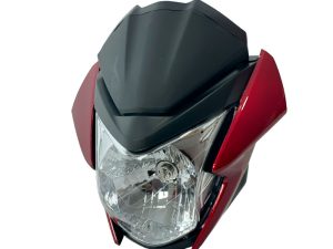 COMBO FAROLA + CARENAJE C/VISOR CB-150 INVICTA M.V. ROJO (2012/2013)