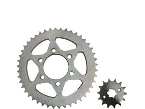 KIT PIÑON DEL/TRAS PULSAR-180 6H/BM-100 14T/45T FOR 428