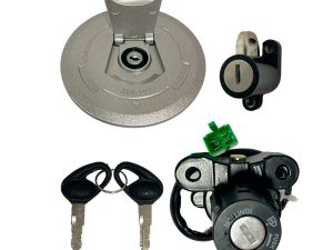 KIT SWITCH ENCENDIDO DR-150 C/TAPA TANQUE/SEGURO DR-150 X 3 PCS JAYCHEN®