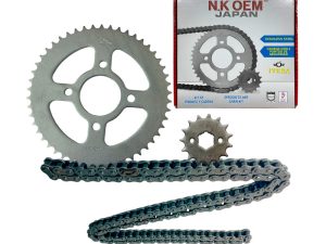 KIT ARRASTRE PLATEADO MRX-125 (PLANO) 14T/50T + 428HX132L