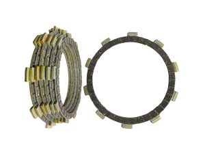 DISCOS DE CLUTCH DOMINAR-400UG X 7 PCS (4G/3D MET) PUNTA METALICA