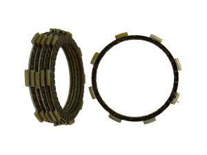 DISCOS DE CLUTCH PUNTA METALICA KMX-125/XCD-125/DISCOVER-150/PULSAR-160NS/KTM DUKE-200 SET X 6 PCS (5G/1D MET)