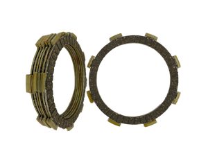 DISCOS DE CLUTCH PUNTA METALICA TVS-RTR-200 APACHE SET X 6 PCS