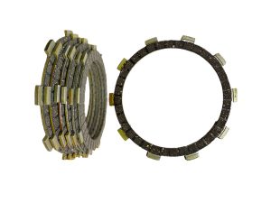DISCOS DE CLUTCH XRE-300 X 7 PCS (6G/1D MET) PUNTA METALICA